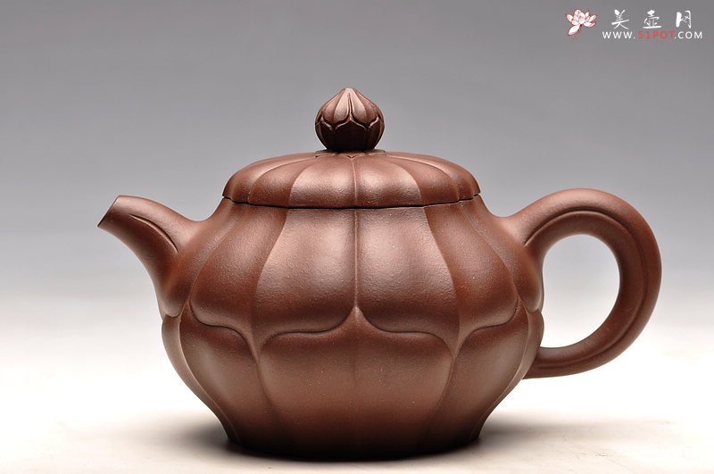 紫砂壶图片：美感十足 稳重 线条明晰 筋囊风采 高合菱 - 宜兴紫砂壶网
