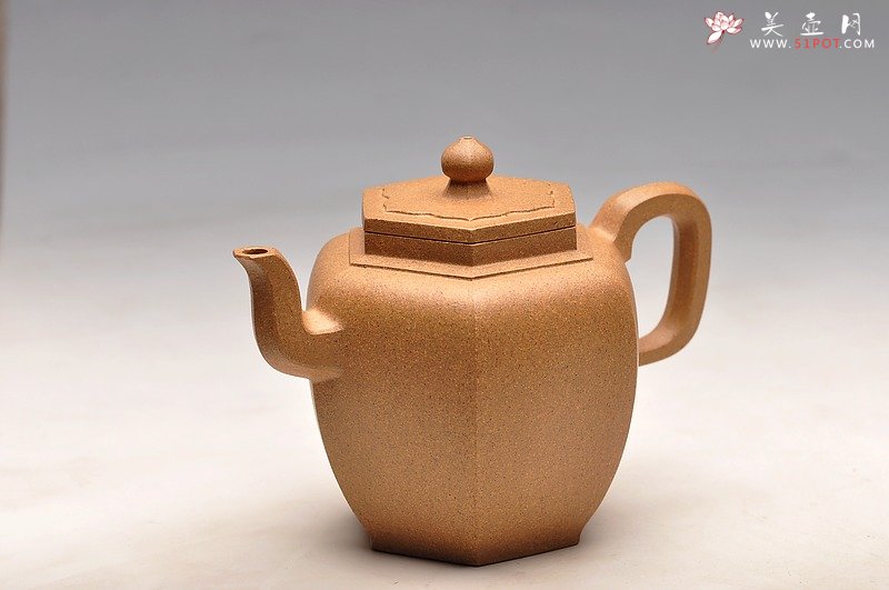 紫砂壶图片：俊雅遗风 工精实力新品 段泥全手小步步高登 普洱利器 - 宜兴紫砂壶网