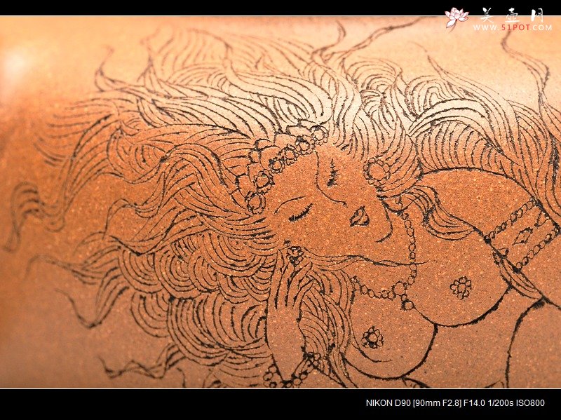 紫砂壶图片：大俗即大雅一套 精品 道洪风格 出水如柱 全手玉璧  - 宜兴紫砂壶网