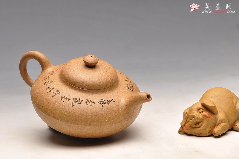 紫砂壶图片：合而则欢：） 优质段泥 实用茶器     曼生合欢 - 宜兴紫砂壶网