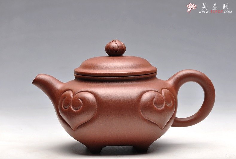 紫砂壶图片：浑方如意 实用筋纹器 如意炉 送礼佳品 - 宜兴紫砂壶网