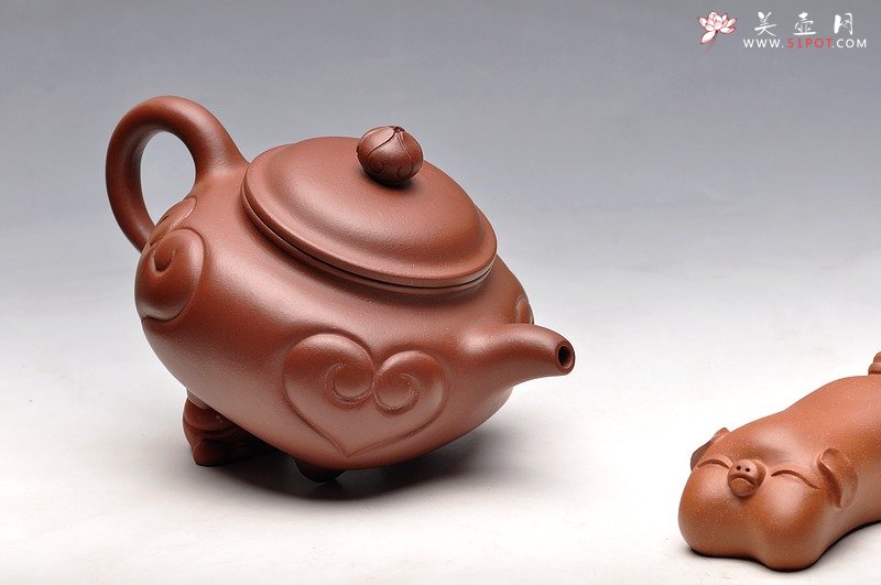 紫砂壶图片：浑方如意 实用筋纹器 如意炉 送礼佳品 - 宜兴紫砂壶网