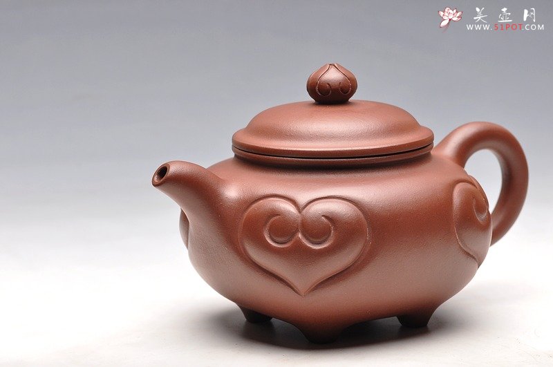 紫砂壶图片：浑方如意 实用筋纹器 如意炉 送礼佳品 - 宜兴紫砂壶网