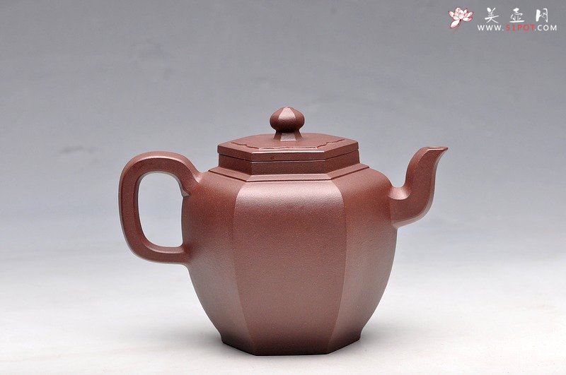 紫砂壶图片：俊雅遗风 工精实力新品 全手小步步高登 实用 - 宜兴紫砂壶网