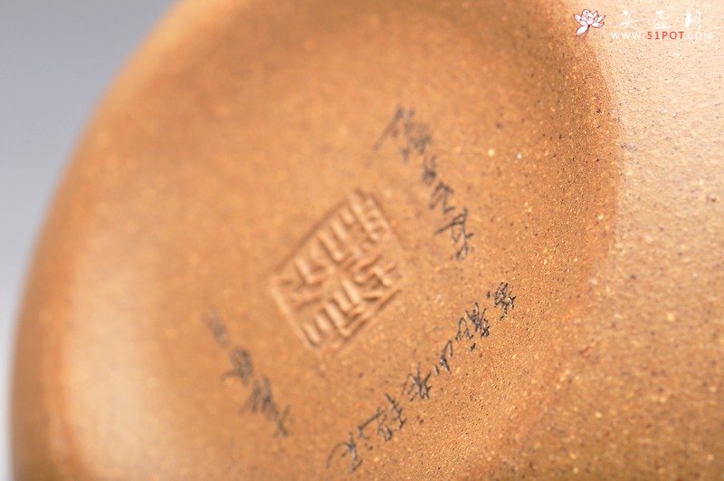 紫砂壶图片：优质段泥 漂亮优雅 矮葫芦 笑口常开 - 宜兴紫砂壶网