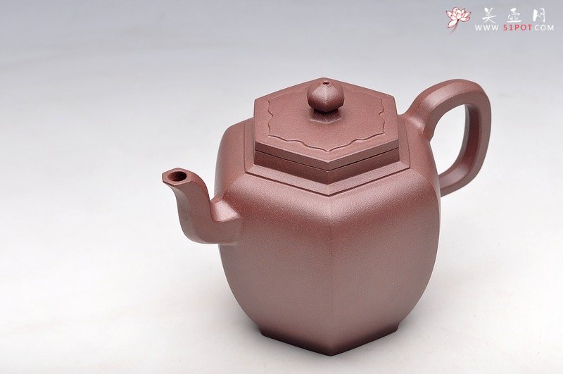 紫砂壶图片：俊雅遗风 工精实力新品 全手小步步高登 实用 - 宜兴紫砂壶网