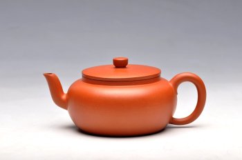 紫砂壶图片：风姿卓越 全手实用茶器之平盖莲子 - 宜兴紫砂壶网