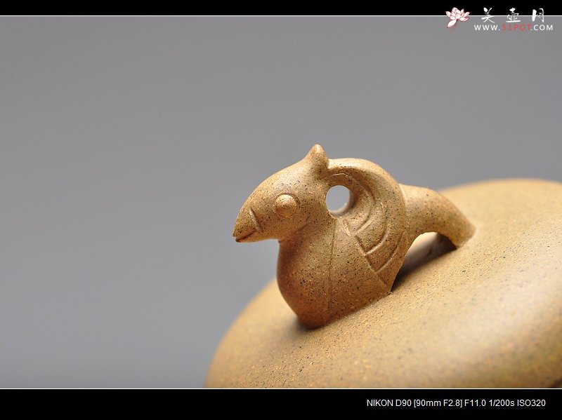 紫砂壶图片：水归器内各观方圆  大品  如意凤鸣 送礼佳品 - 宜兴紫砂壶网