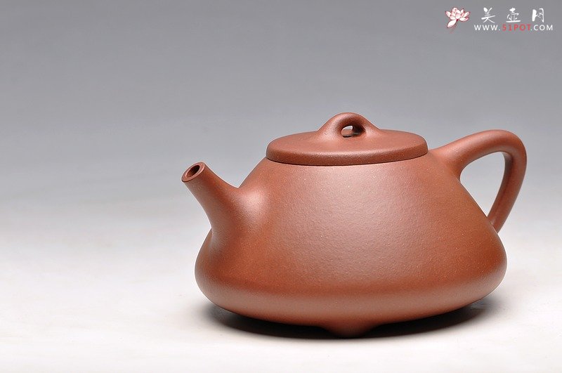 紫砂壶图片：优质底料  实用佳品 器形周正 全手子冶石瓢 - 宜兴紫砂壶网