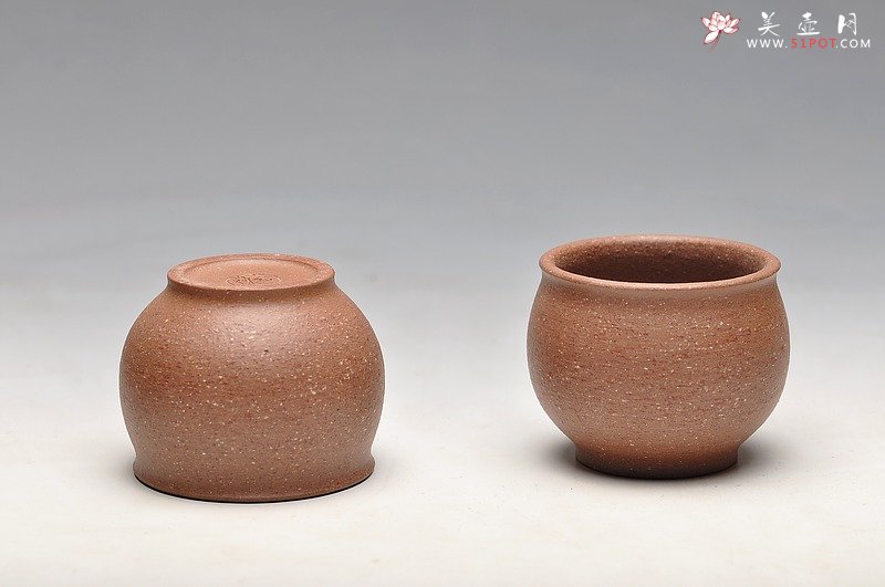 紫砂壶图片：几个好料杯子新品 老段泥，粗砂紫泥 - 宜兴紫砂壶网