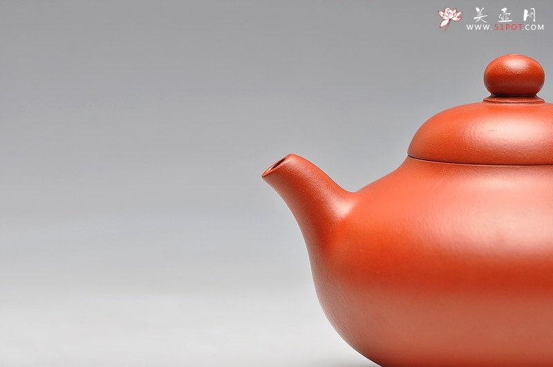 紫砂壶图片：红袍朱泥  华颖 实用精品 - 宜兴紫砂壶网