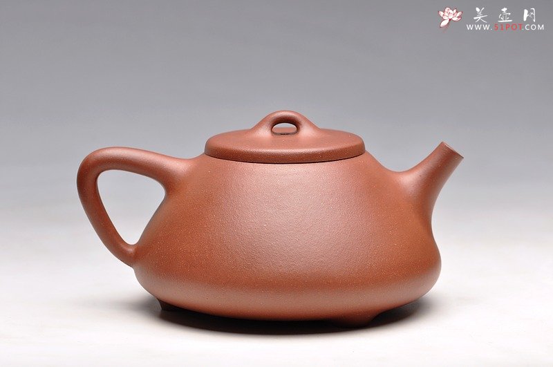 紫砂壶图片：优质底料  实用佳品 器形周正 全手子冶石瓢 - 宜兴紫砂壶网