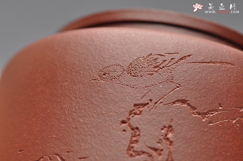 紫砂壶图片： 陆轶舟老师装饰  全手桑扁 耐品实用 - 宜兴紫砂壶网