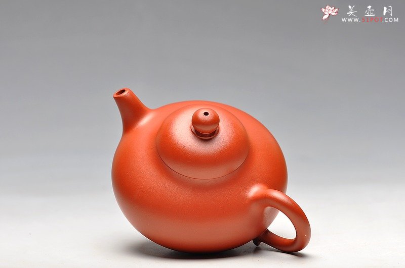 紫砂壶图片：红袍朱泥  华颖 实用精品 - 宜兴紫砂壶网
