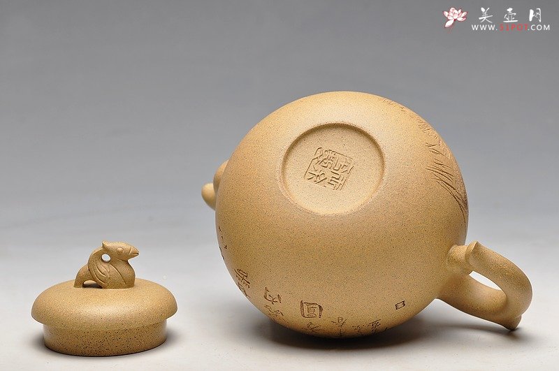 紫砂壶图片：水归器内各观方圆  大品  如意凤鸣 送礼佳品 - 宜兴紫砂壶网