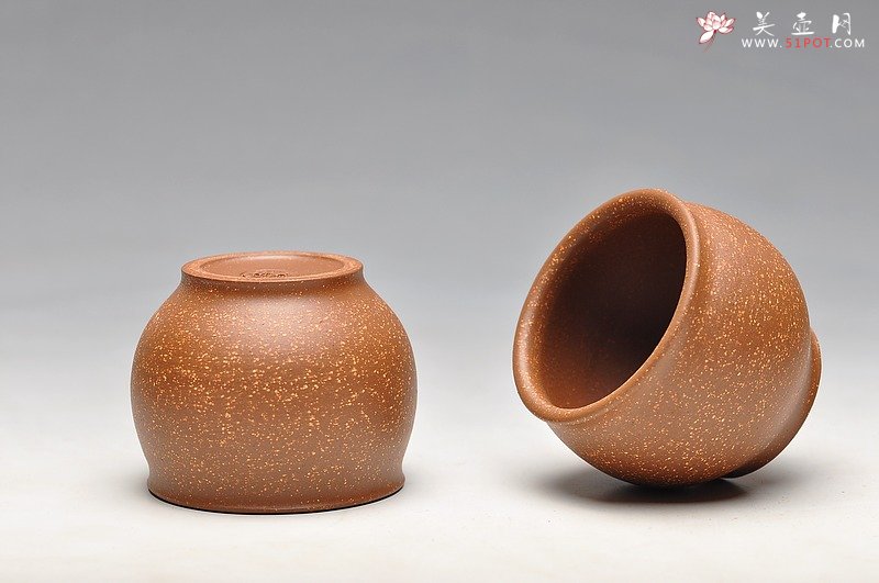 紫砂壶图片：几个好料杯子新品 老段泥，粗砂紫泥 - 宜兴紫砂壶网