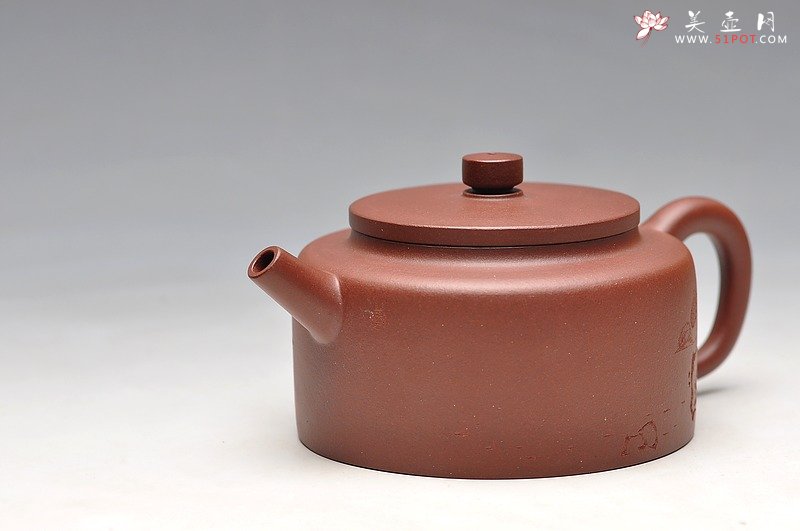 紫砂壶图片： 陆轶舟老师装饰  全手桑扁 耐品实用 - 宜兴紫砂壶网