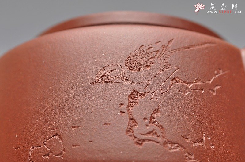 紫砂壶图片： 陆轶舟老师装饰  全手桑扁 耐品实用 - 宜兴紫砂壶网