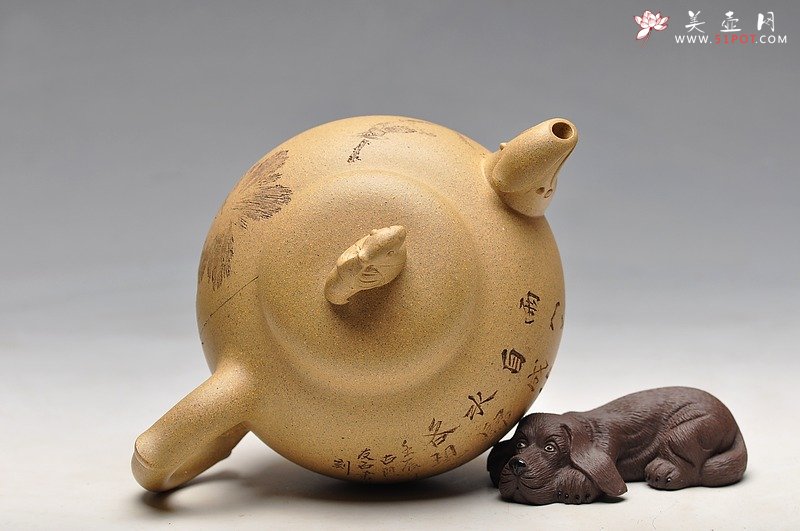 紫砂壶图片：水归器内各观方圆  大品  如意凤鸣 送礼佳品 - 宜兴紫砂壶网