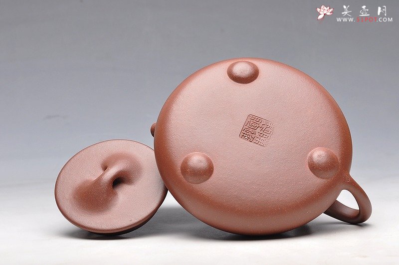 紫砂壶图片：饱满厚重 气质雅然 优质地槽青  全手工大满瓢 - 宜兴紫砂壶网