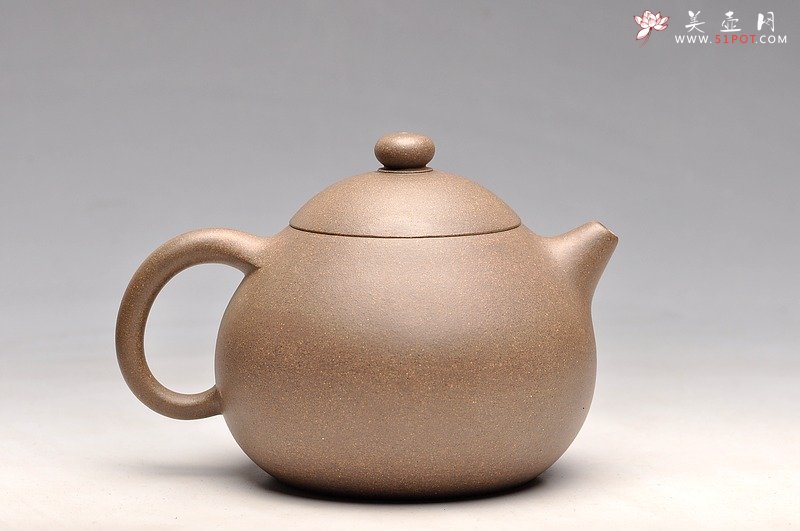 紫砂壶图片：古朴神韵 清雅圆融 全手老味文旦 尹君峰新作 - 宜兴紫砂壶网