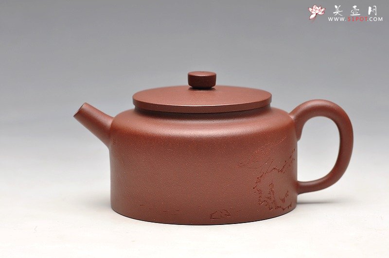 紫砂壶图片： 陆轶舟老师装饰  全手桑扁 耐品实用 - 宜兴紫砂壶网