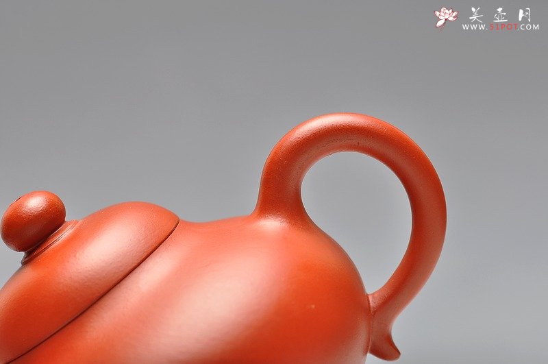 紫砂壶图片：红袍朱泥  华颖 实用精品 - 宜兴紫砂壶网