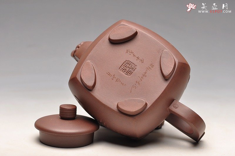 紫砂壶图片：造型新颖 延年益寿   五福临门  送礼佳品 - 宜兴紫砂壶网