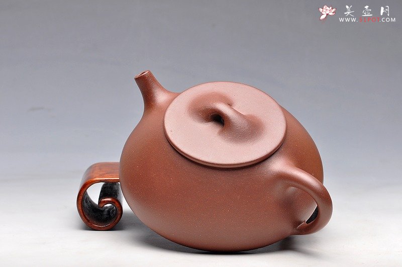 紫砂壶图片：饱满厚重 气质雅然 优质地槽青  全手工大满瓢 - 宜兴紫砂壶网