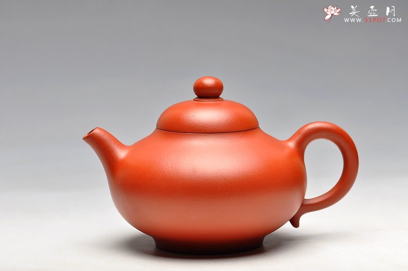 紫砂壶图片：红袍朱泥  华颖 实用精品 - 宜兴紫砂壶网