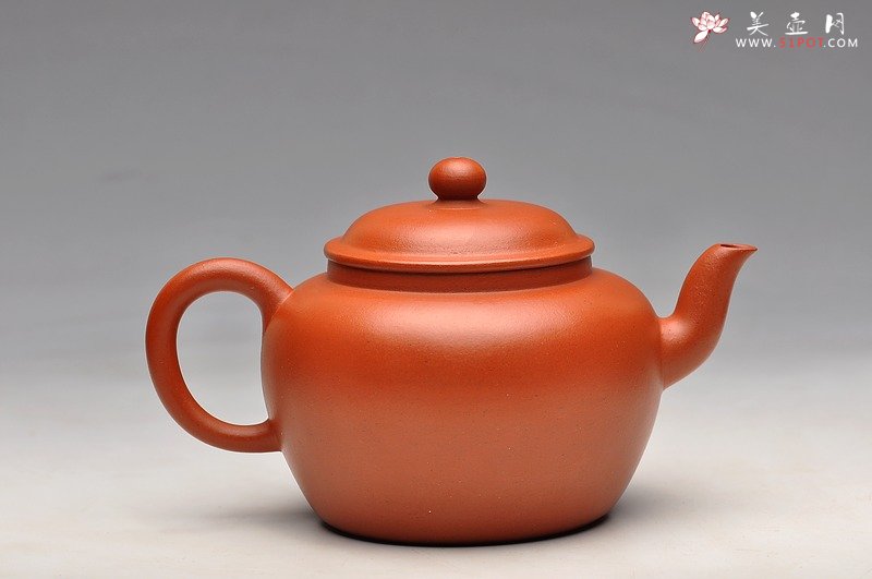 紫砂壶图片：简洁实用 敦实闲味 老朱泥 全手舒和 - 宜兴紫砂壶网