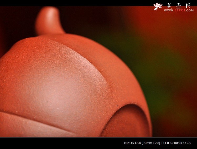 紫砂壶图片：优质底料 吴杰新作 值得期待 全手筋纹莲子 - 宜兴紫砂壶网