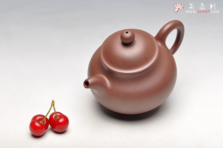 紫砂壶图片：丰润精致 厂料老拼紫 小潘壶 实用精品 - 宜兴紫砂壶网