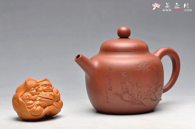 紫砂壶图片：炮管直流 优质底槽青 杀茶利器 气韵不凡 圆韵 - 宜兴紫砂壶网