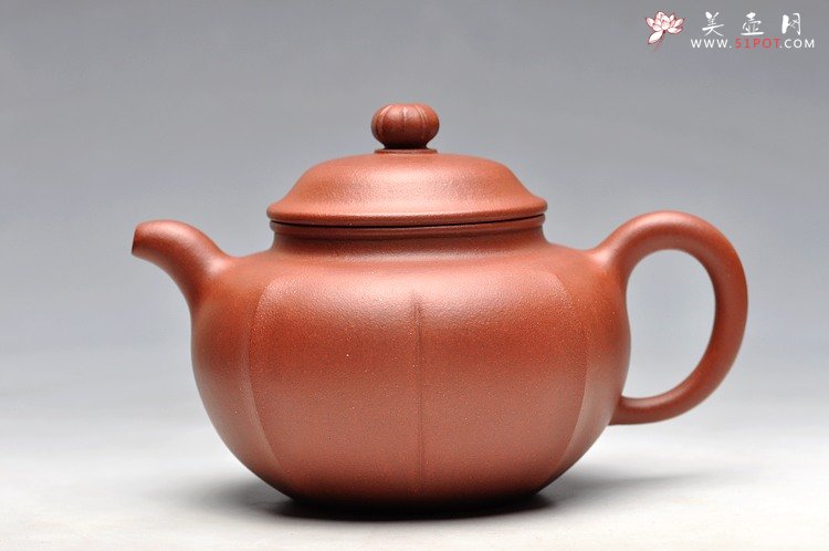 紫砂壶图片：优质底料 吴杰新作 值得期待 全手筋纹莲子 - 宜兴紫砂壶网