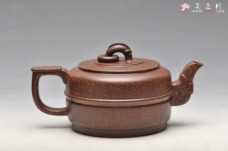 紫砂壶图片：紫玉金砂 集玉 精品 - 宜兴紫砂壶网