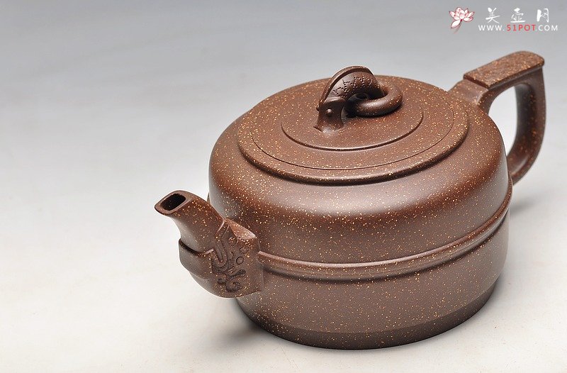 紫砂壶图片：紫玉金砂 集玉 精品 - 宜兴紫砂壶网