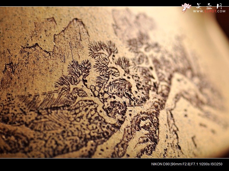 紫砂壶图片：台西芝麻段 糯米的质感 全手小子冶石瓢 实用精品  - 宜兴紫砂壶网