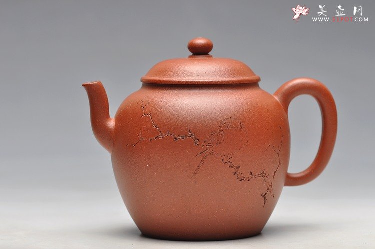 紫砂壶图片：袁新强摹古之作 全手禅心 古拙遗风 耐品实用 - 宜兴紫砂壶网