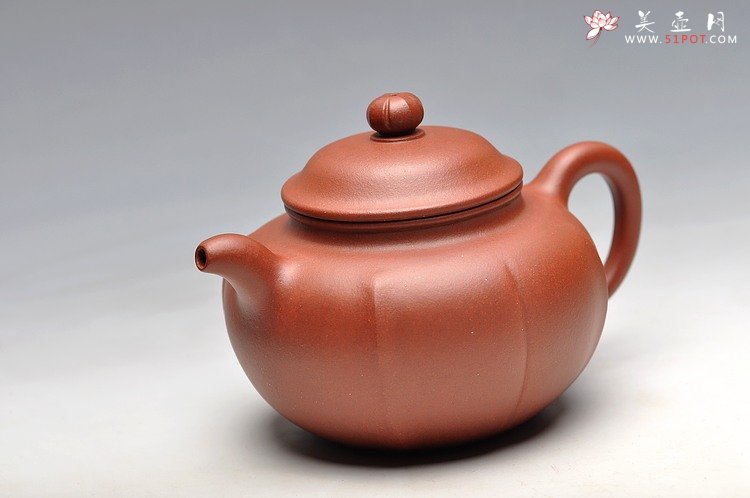 紫砂壶图片：优质底料 吴杰新作 值得期待 全手筋纹莲子 - 宜兴紫砂壶网