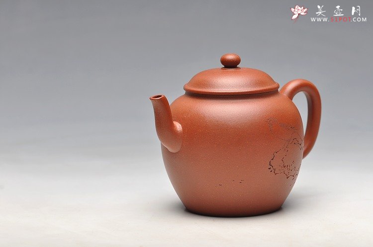 紫砂壶图片：袁新强摹古之作 全手禅心 古拙遗风 耐品实用 - 宜兴紫砂壶网