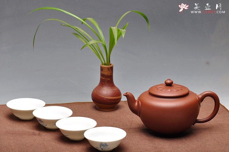 紫砂壶图片：爱恋说 一心如意 全手精品 温柔君子 高难度 - 宜兴紫砂壶网