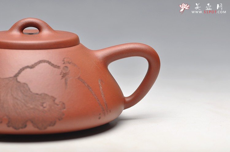 紫砂壶图片：峥峥其骨 味正耐品 挺拔俊雅 乃曲峰实力之作  全手子冶石瓢 - 宜兴紫砂壶网