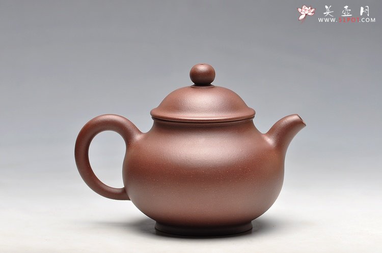 紫砂壶图片：丰润精致 厂料老拼紫 小潘壶 实用精品 - 宜兴紫砂壶网