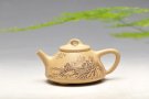 紫砂壶图片：台西芝麻段 糯米的质感 全手小子冶石瓢 实用精品  - 宜兴紫砂壶网