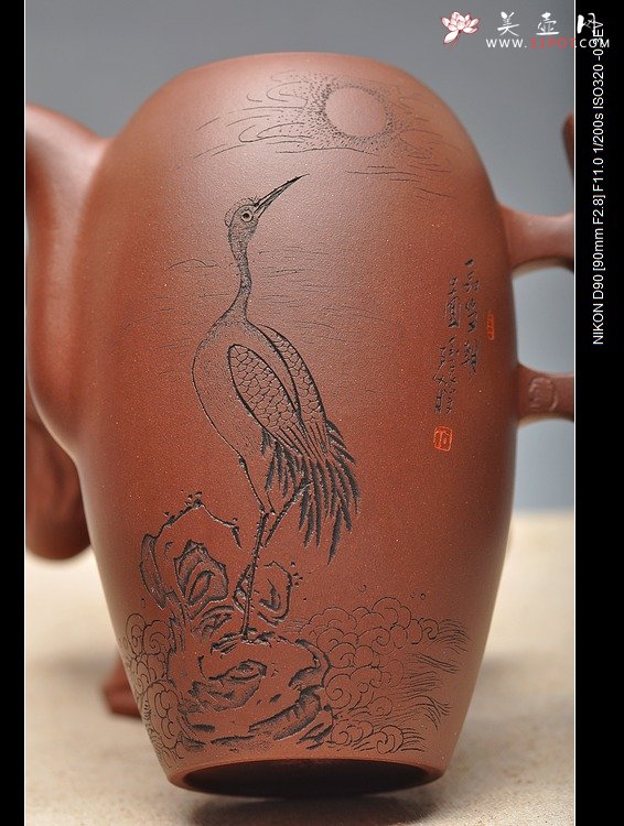 紫砂壶图片：一品当朝 精心之作高升 大千壶 送礼极品 - 宜兴紫砂壶网