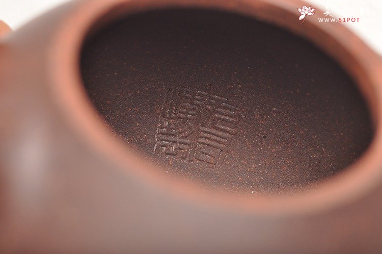 紫砂壶图片：古朴神韵 清雅圆融 全手老味文旦 紫泥调砂 - 宜兴紫砂壶网