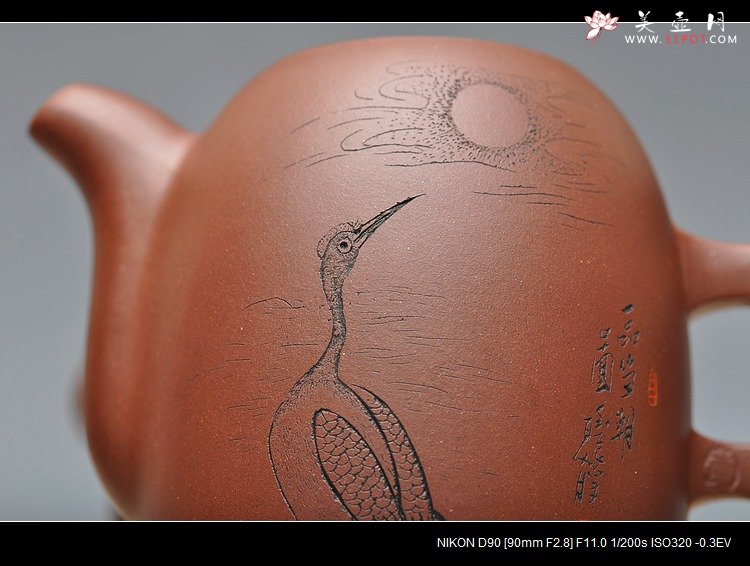 紫砂壶图片：一品当朝 精心之作高升 大千壶 送礼极品 - 宜兴紫砂壶网