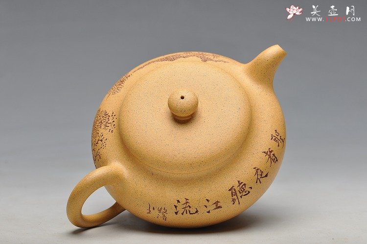 紫砂壶图片：淡雅得趣 实用佳品 鼓韵 - 宜兴紫砂壶网