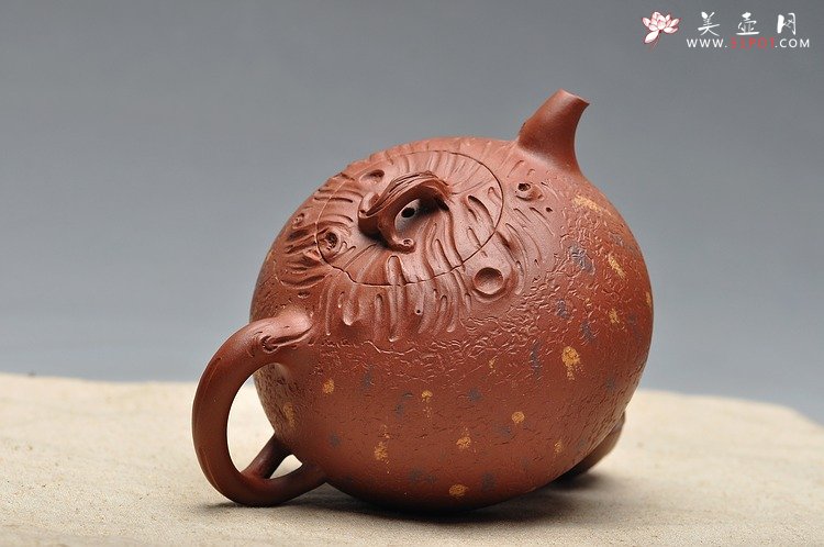 紫砂壶图片：蔡岩峰壬辰年最新原创力作 全手桩语  - 宜兴紫砂壶网